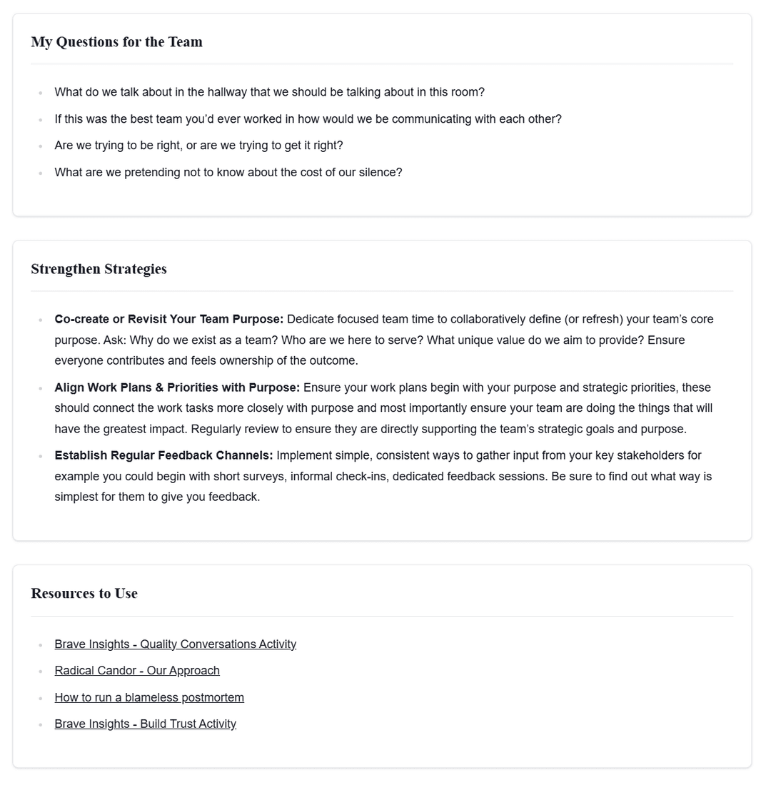 HiveAI Coach interface showing team insights