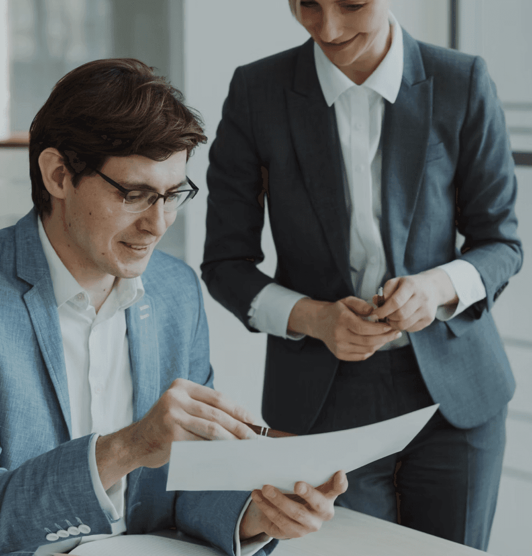 Expert review panel - professionals reviewing documents